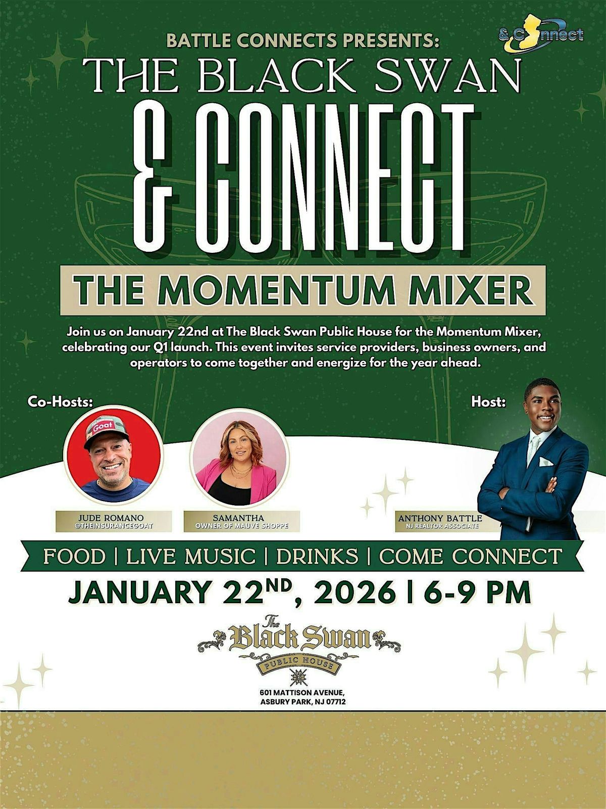 The Black Swan & Connect: The Momentum Mixer