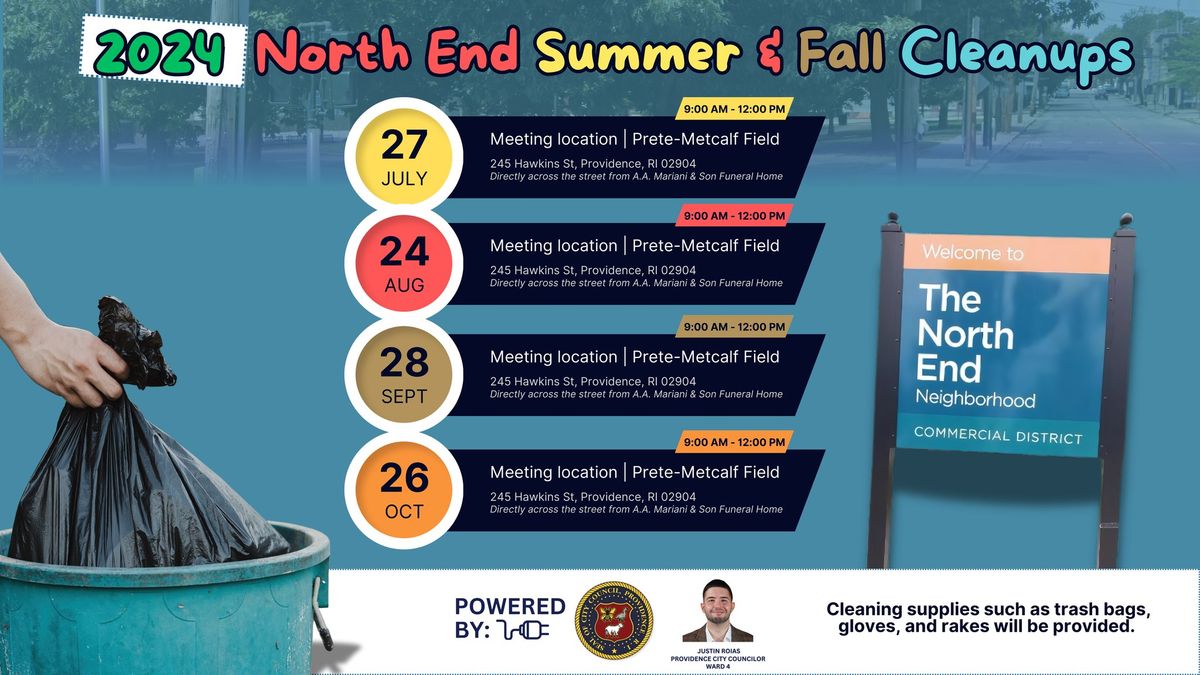 2024  North End Summer & Fall Cleanups