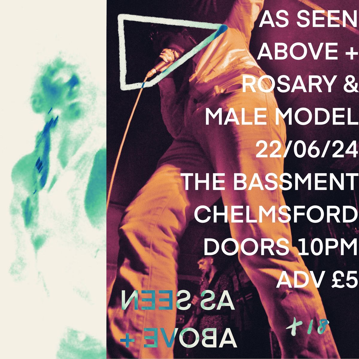 AS SEEN ABOVE + ROSARY + MALE MODEL | BASSMENT | CHELMSFORD 