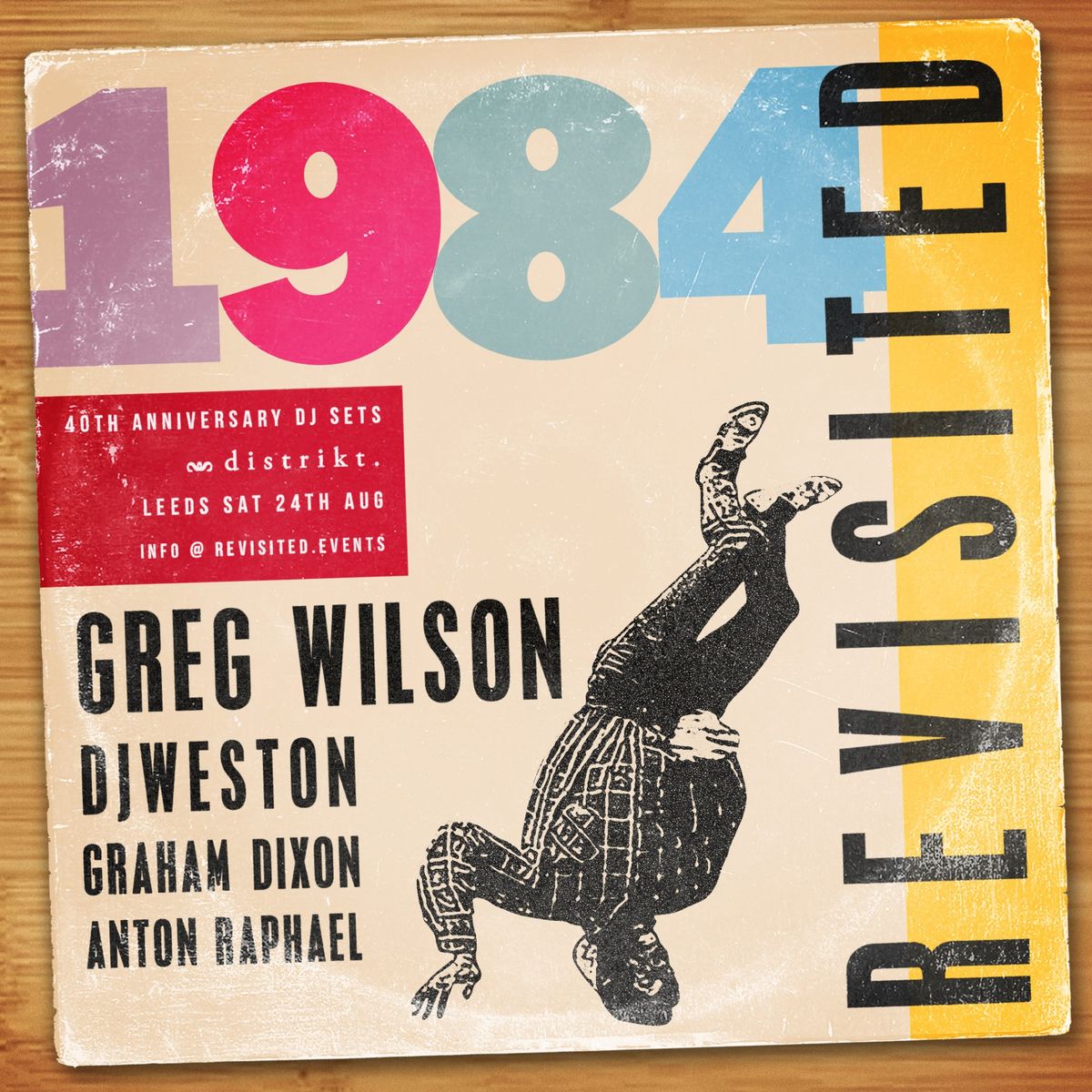 1984 Revisited: GREG WILSON \u2022 DJWeston \u2022 Graham Dixon \u2022 Anton Raphael 40th Anniversary DJ Sets