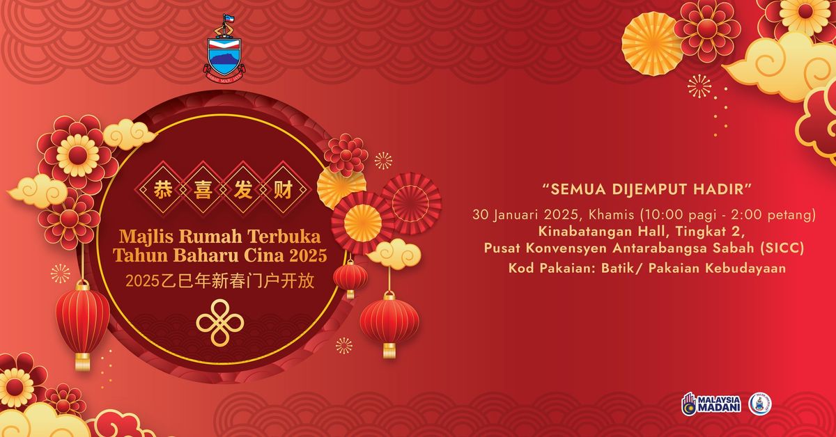 Sabah State Chinese New Year Open House 2025