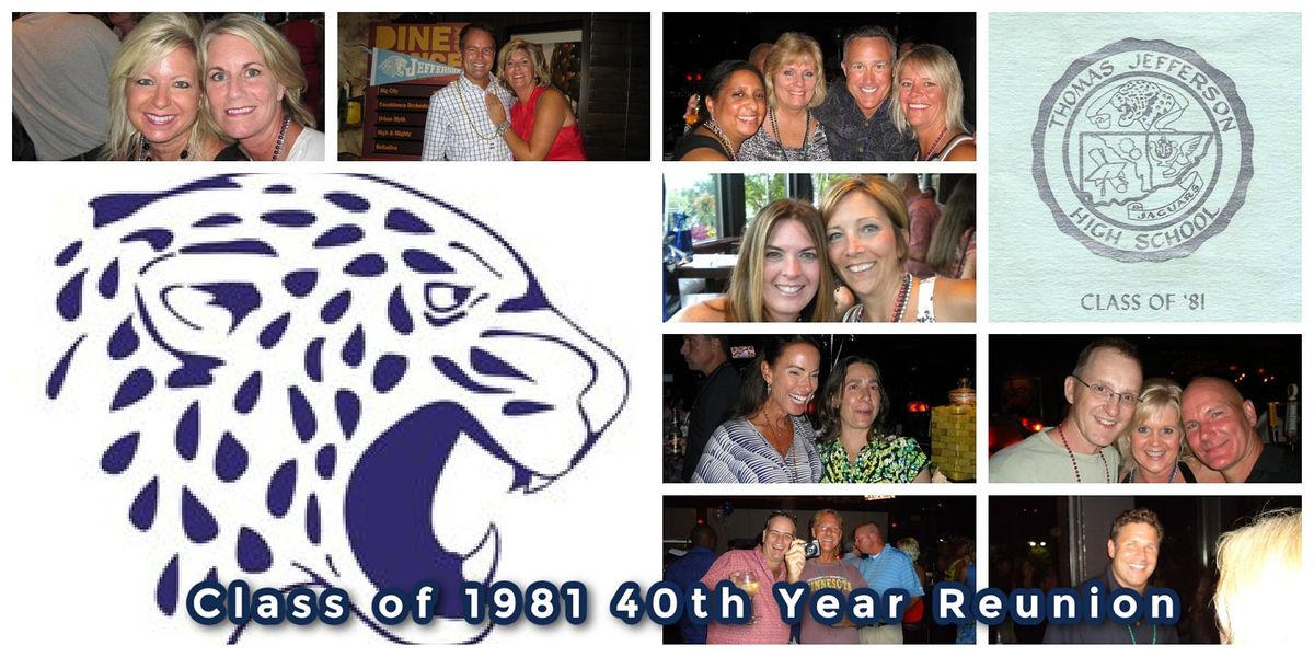 Thomas Jefferson Class of 1981 40th Year Class Reunion, Buck Hill Event ...