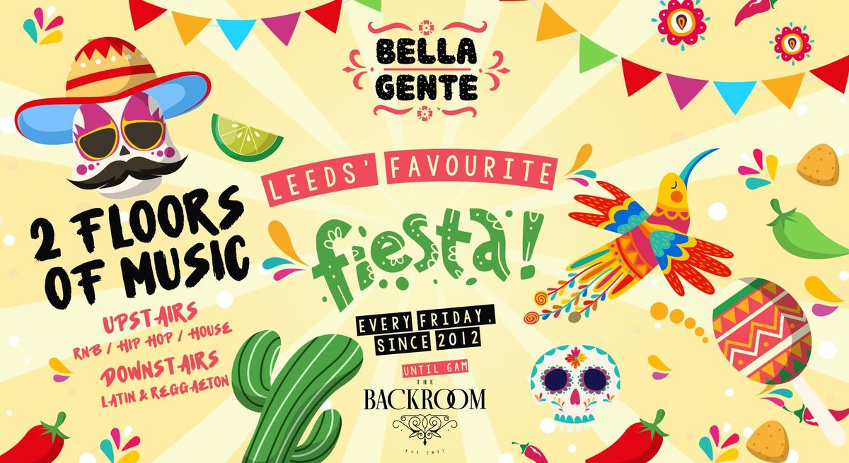 \ud83d\udc83 Christmas Fiesta | Bella Gente:: Reggaeton vs RnB &amp; Hip Hop @ The Backroom | Friday 17th January