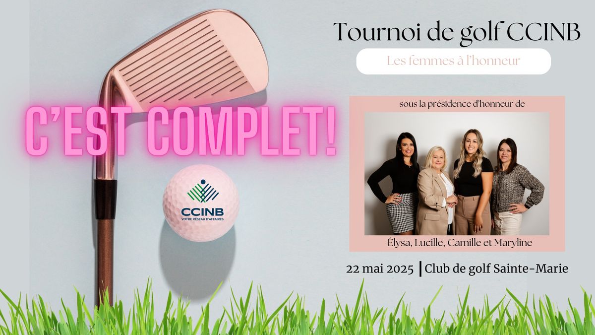 Tournoi de golf CCINB