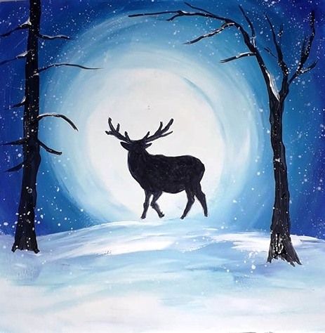 Sip & Paint nite @ The One Elm Stratford. Everything provided, no exp needed. free drink.