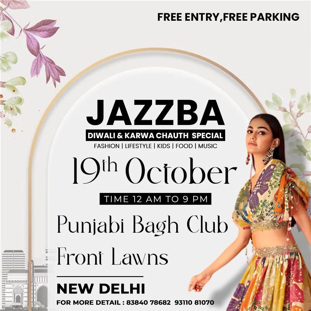 Jazzba's Diwali & Karwa chauth Special Shopping Exhibition