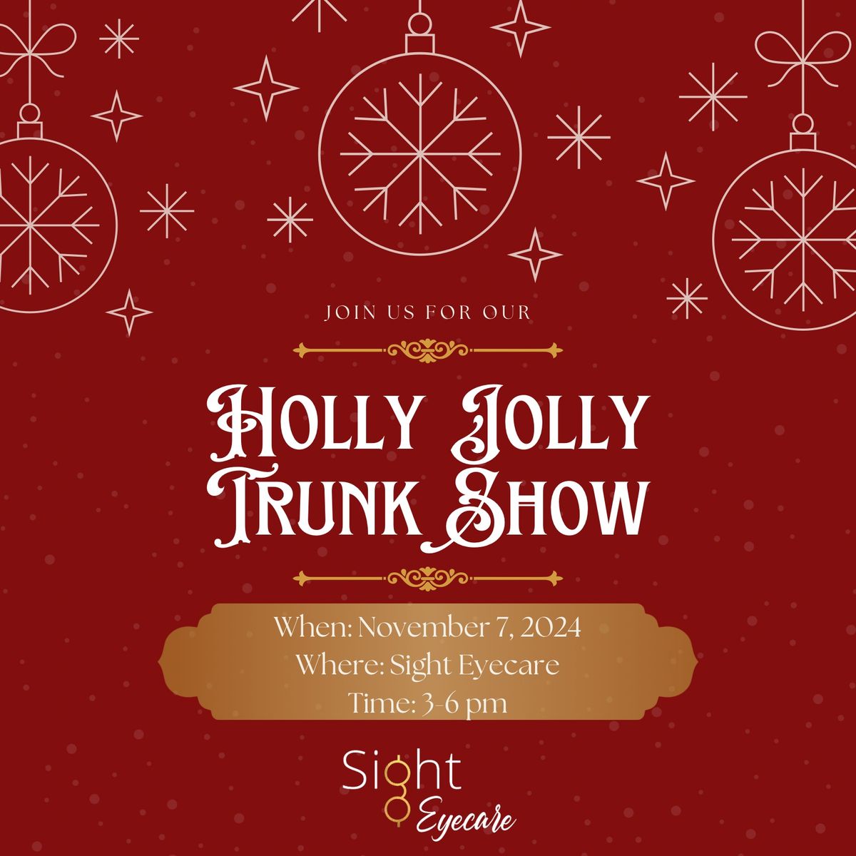 Holly Jolly Trunk Show\/Open House