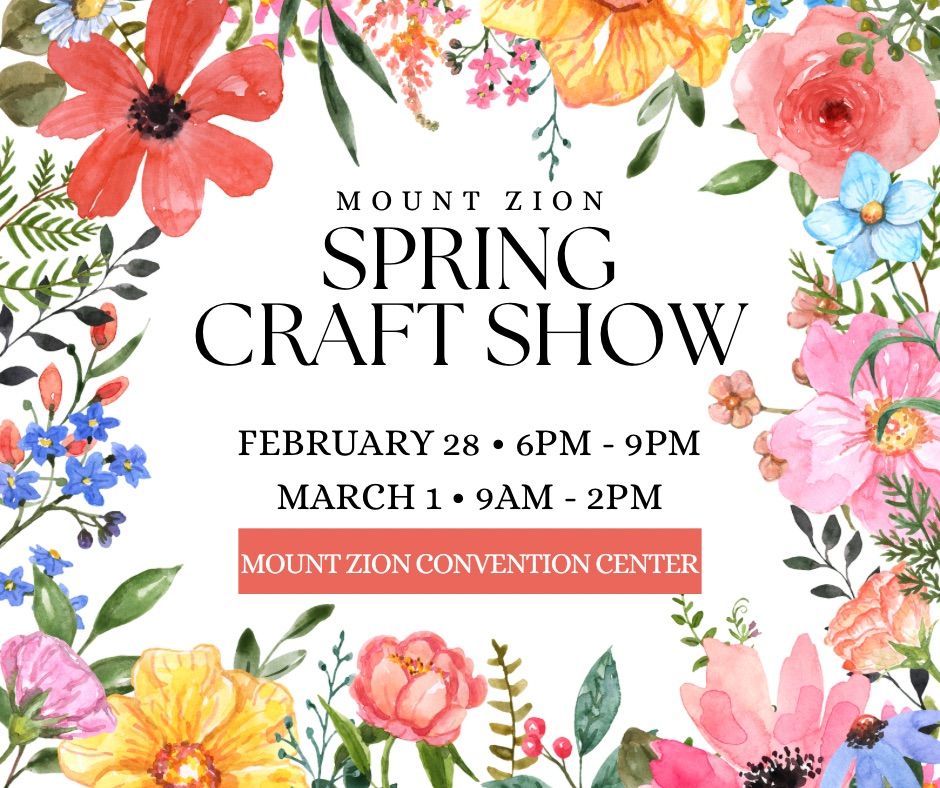 Mt. Zion Spring Craft Show