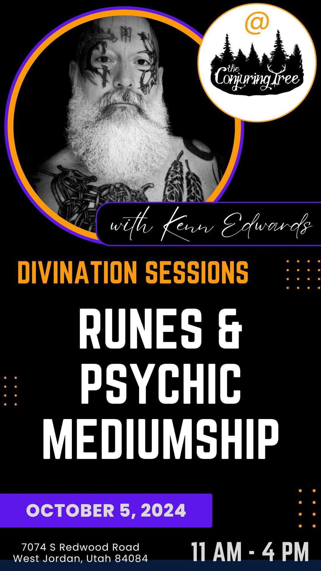 Divination Sessions with Kenn Edwards (Runes and Psychic Mediumship)