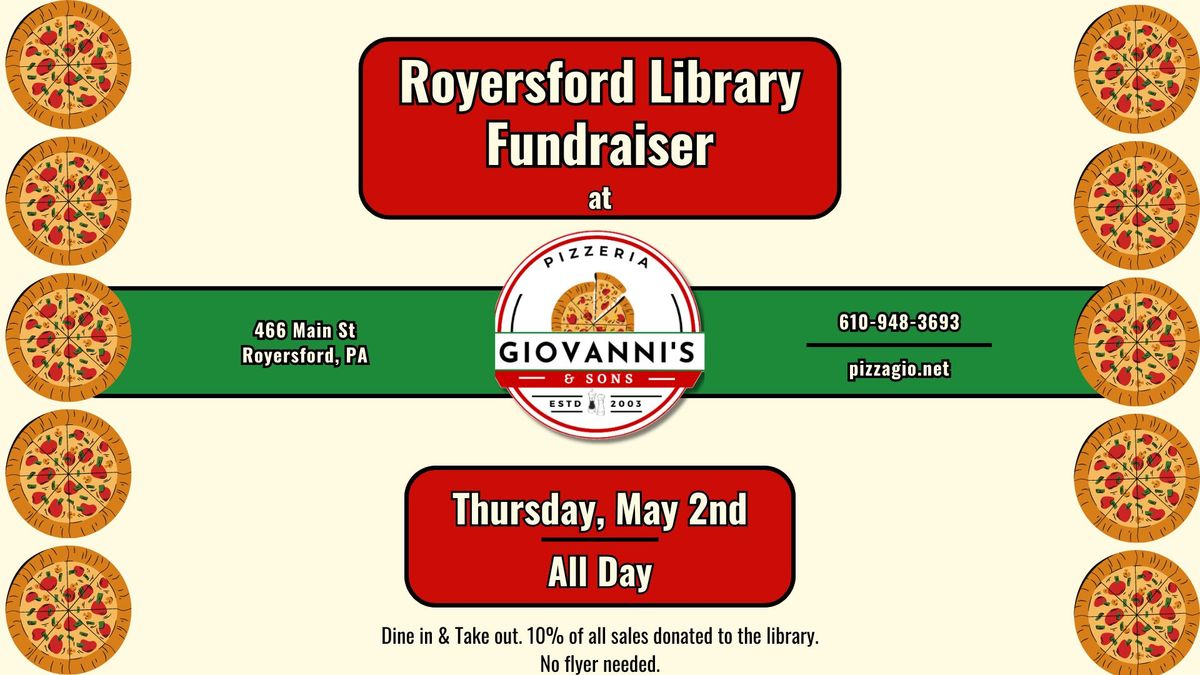 Royersford Library Fundraiser at Giovanni's