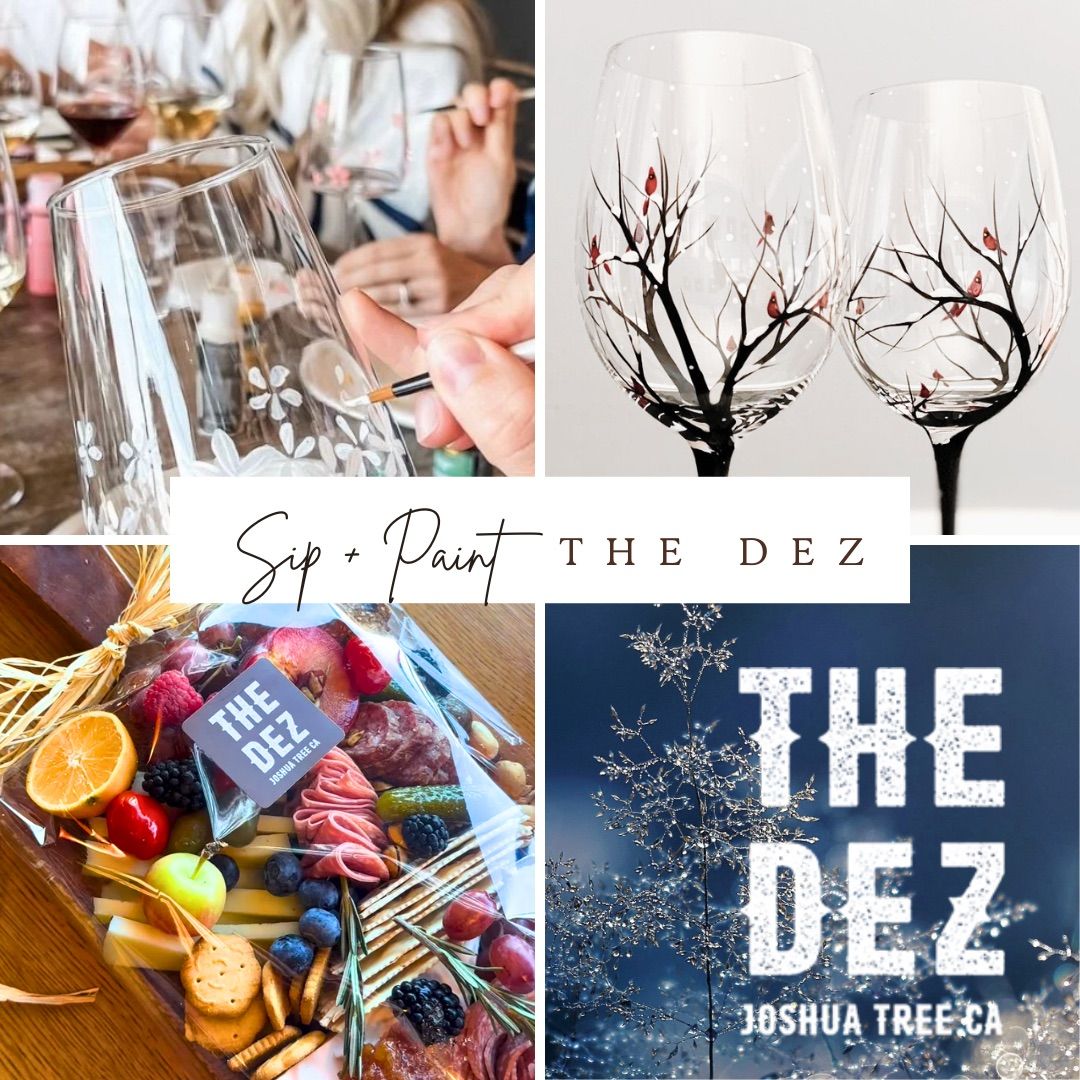 THE BIG DEZ Winter Wine Glass Paint Party 