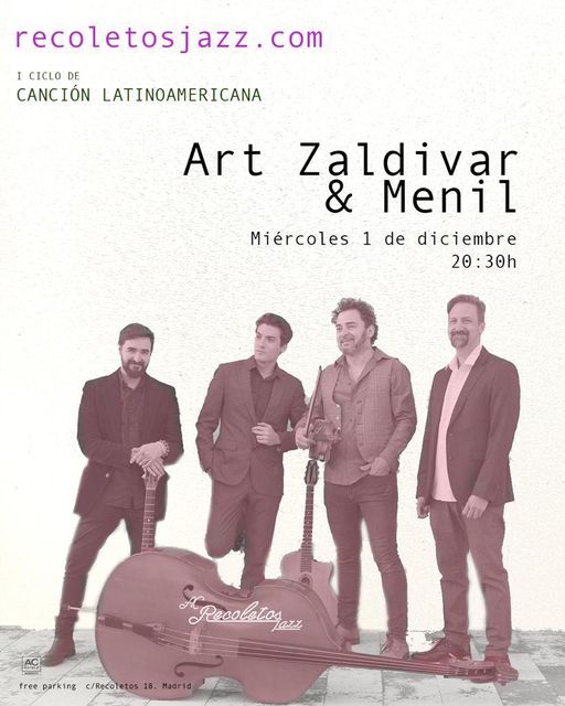 AC Canci\u00f3n Latinoamericana: ART ZALD\u00cdVAR & MENIL