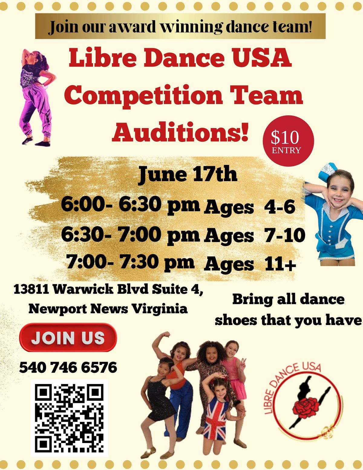 Libre Dance USA Competition Team Auditions 