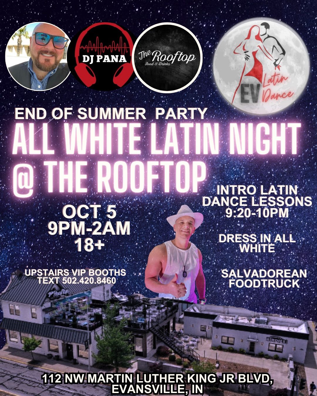 All White Latin Night: End of Summer Party! 