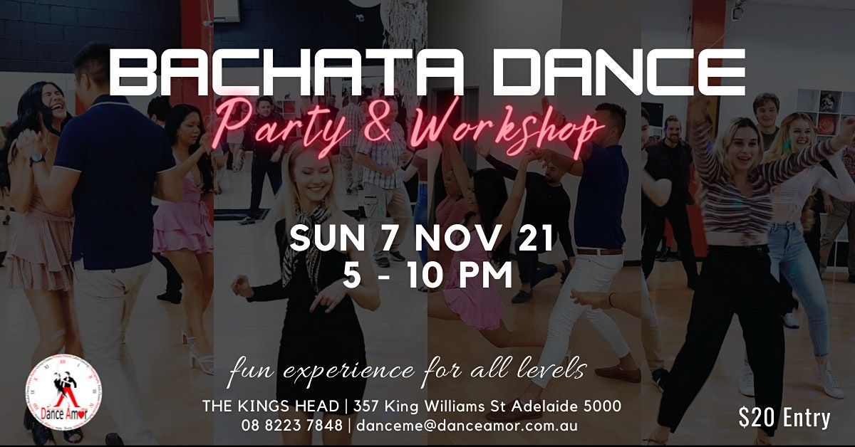 Bachata Dance Party & Workshop Sun 7 Nov