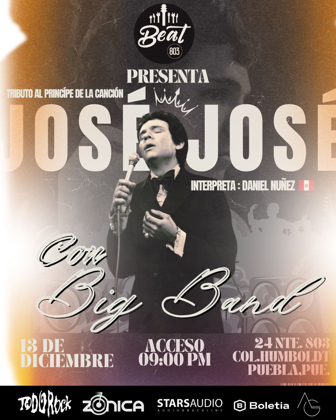 Noche Jos\u00e9 Jos\u00e9 por Daniel N\u00fa\u00f1ez con Orquesta 