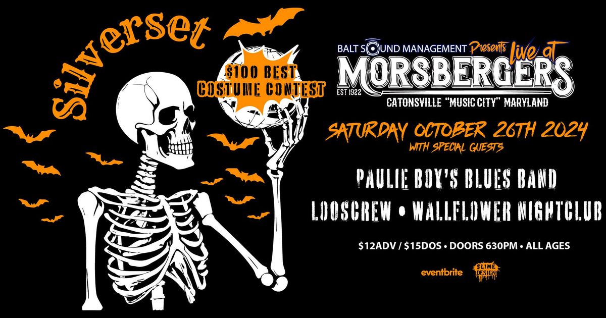 Halloween Costume Party feat Silverset, Paulie Boy's Blues Band, Looscrew