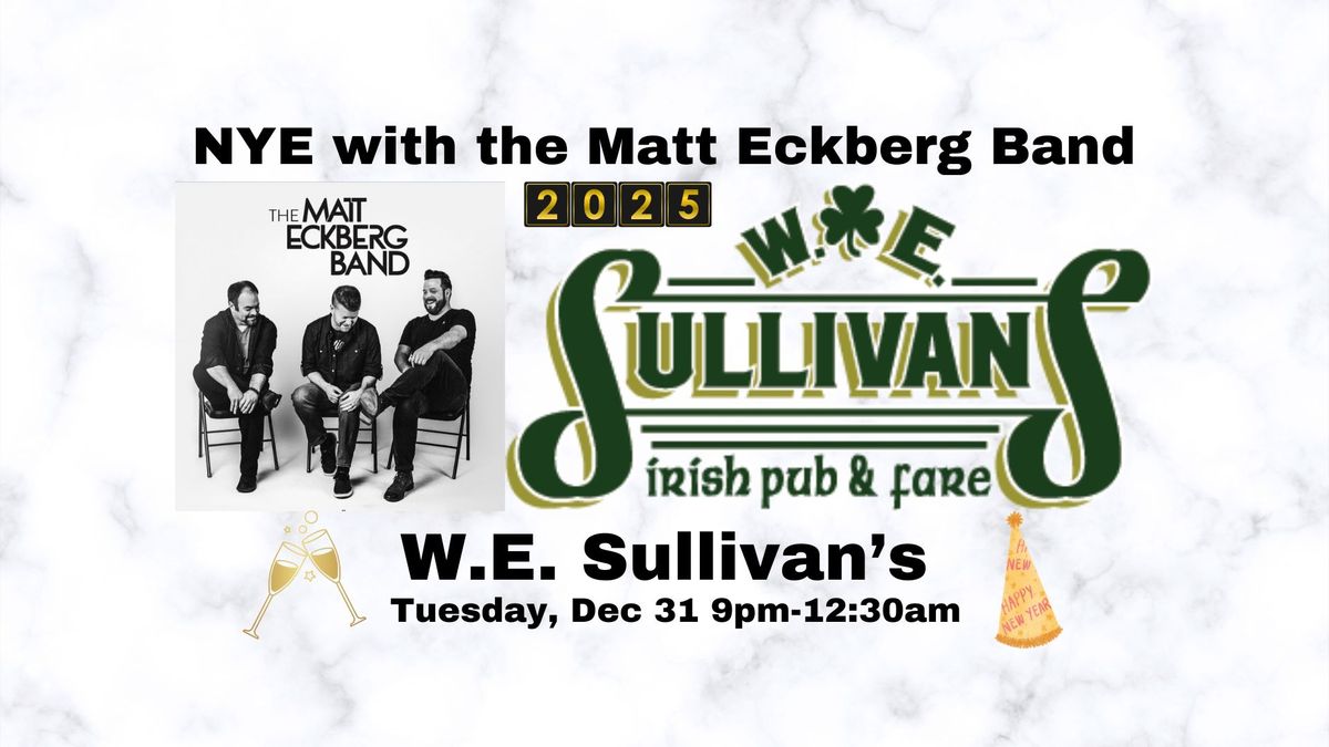 Matt Eckberg Band NYE at Sullivan's