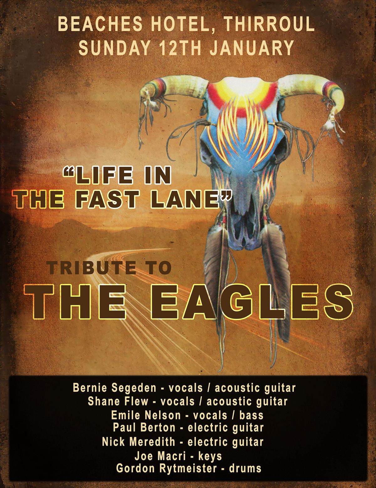 "Life in the Fast Lane " - Tribute to The Eagles