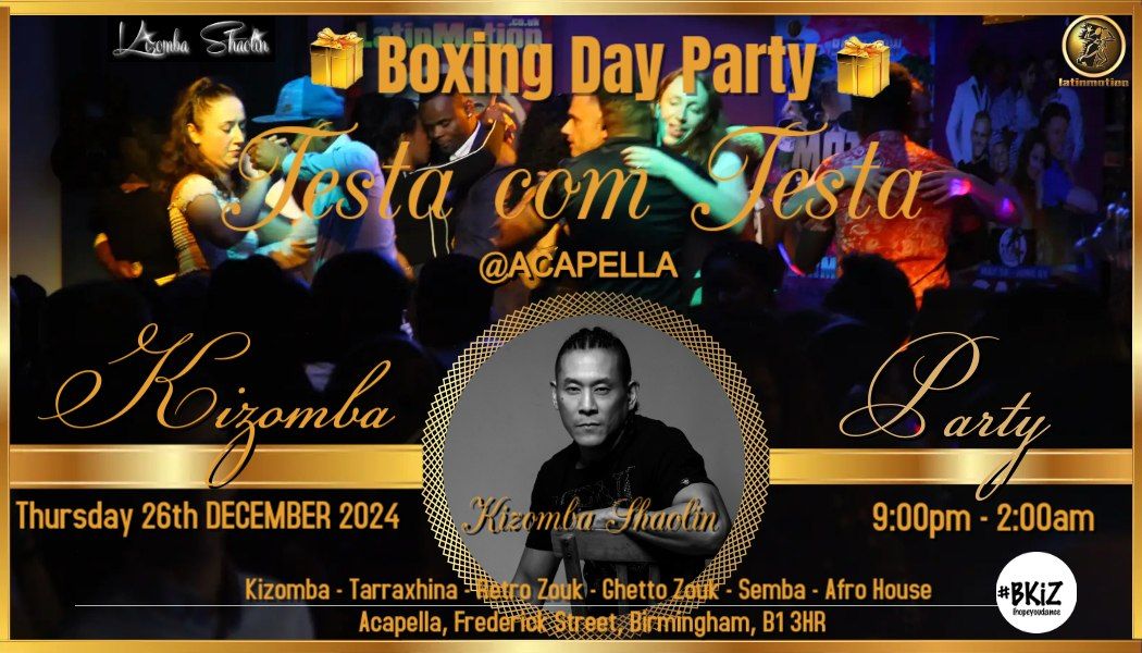 TestacomTesta Boxing Day PARTY\u2605Thursday26th December\u2605DJ Cubanito\u2605Dj Afterparty\u2605James plus more