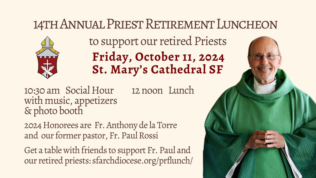 SF Priests Retirement Luncheon