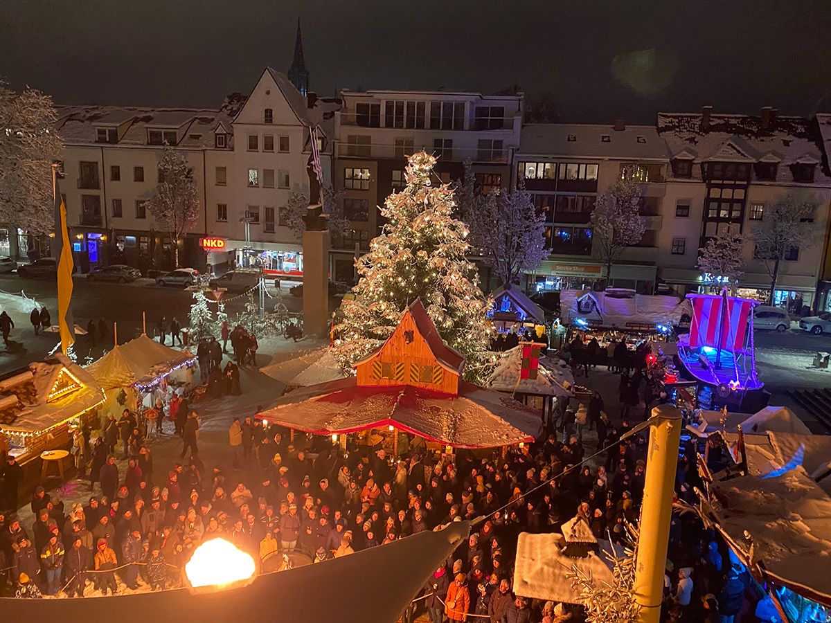 Mittelalterlicher Weihnachtsmarkt in Neu-Ulm 2024