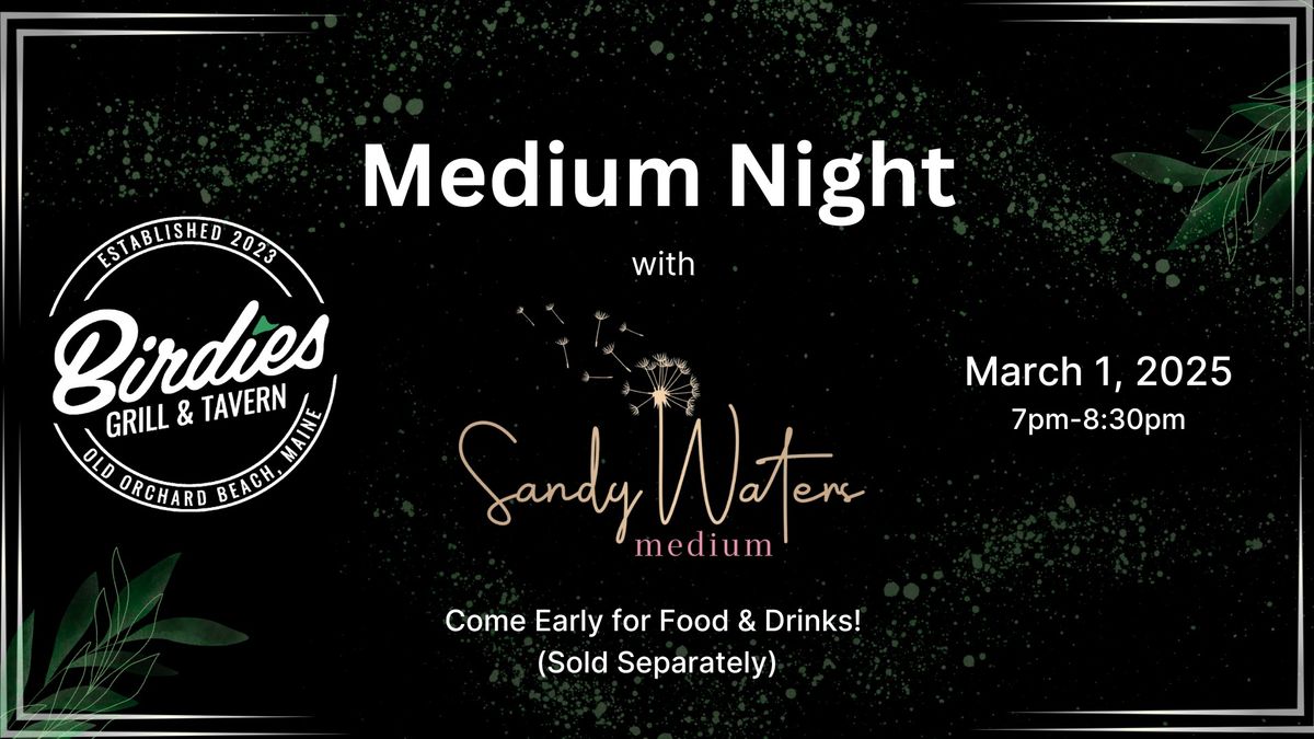 Medium Night at Birdies Grill & Tavern