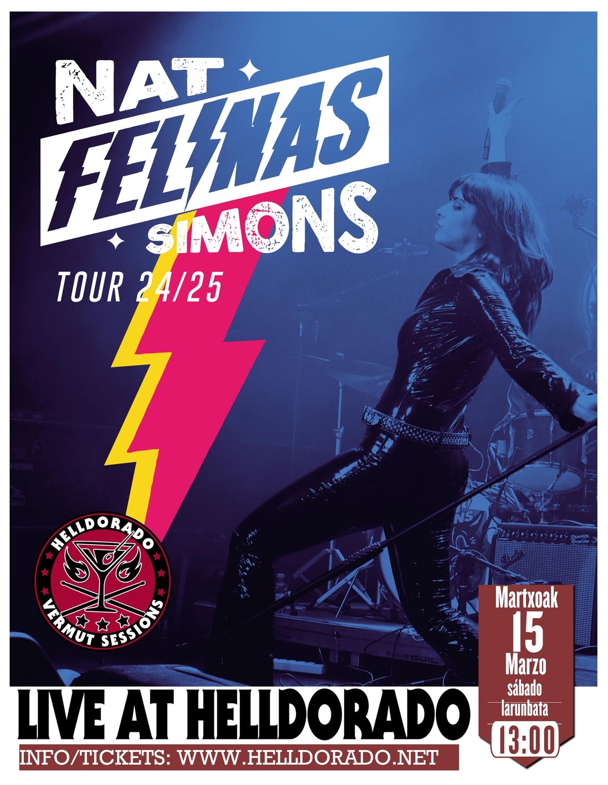 NAT SIMONS en sesi\u00f3n vermut