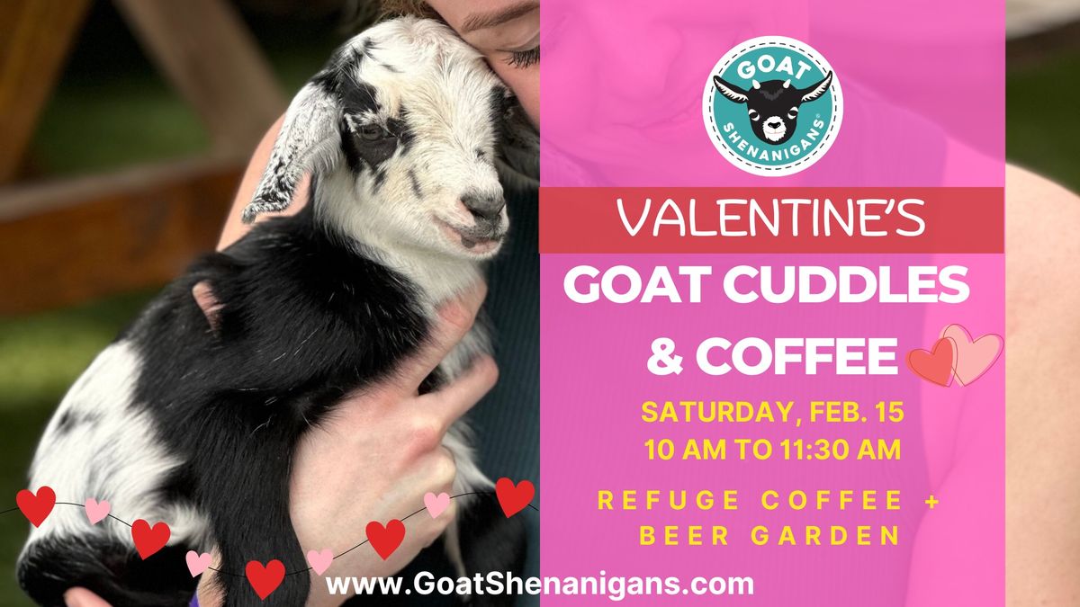 Goat Cuddles & Coffee - Valentine's Edition