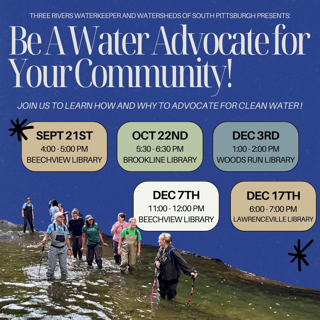 Be A Water Advocate for Your Community | Free Educational Workshop