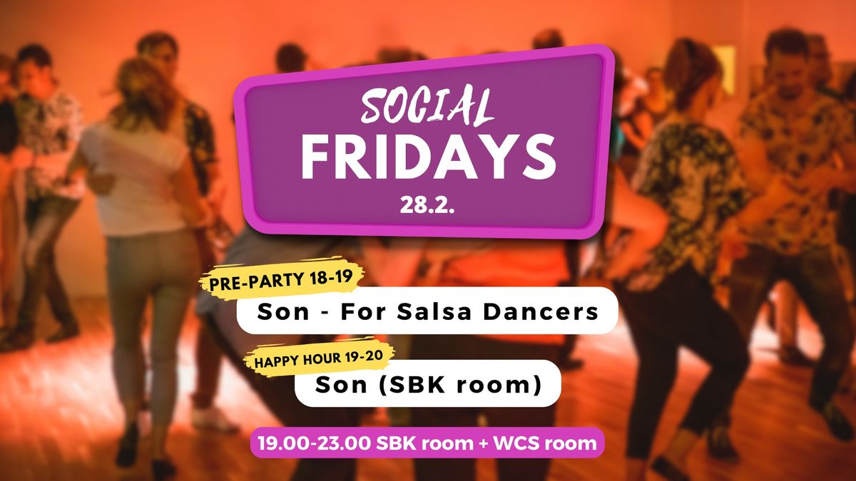 Social Fridays 28.2. - Son Class + Happy Hour