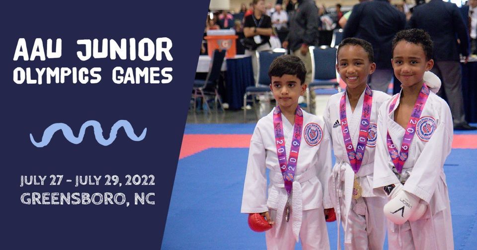 AAU Junior Olympic Games, Greensboro Coliseum Complex, 27 July to 29 July