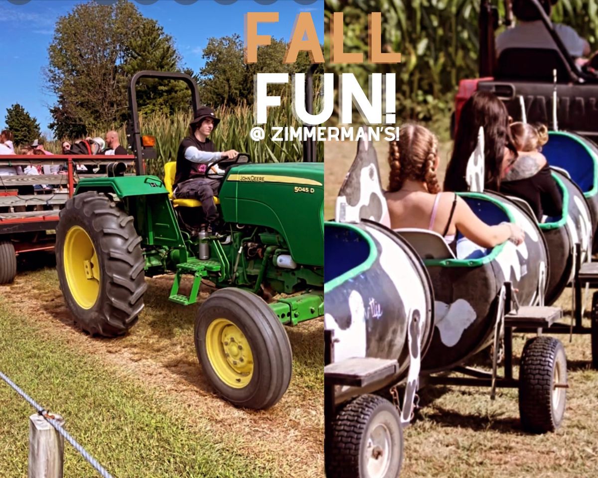 Hayrides and Fall Fun Field Fun at Zimmerman's! \ud83c\udf83