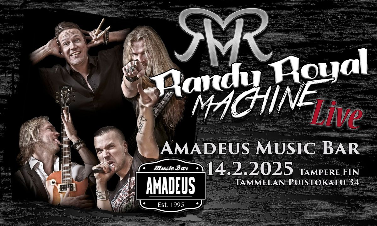 Randy Royal Machine LIVE@ Amadeus Music Bar, Tampere, FIN