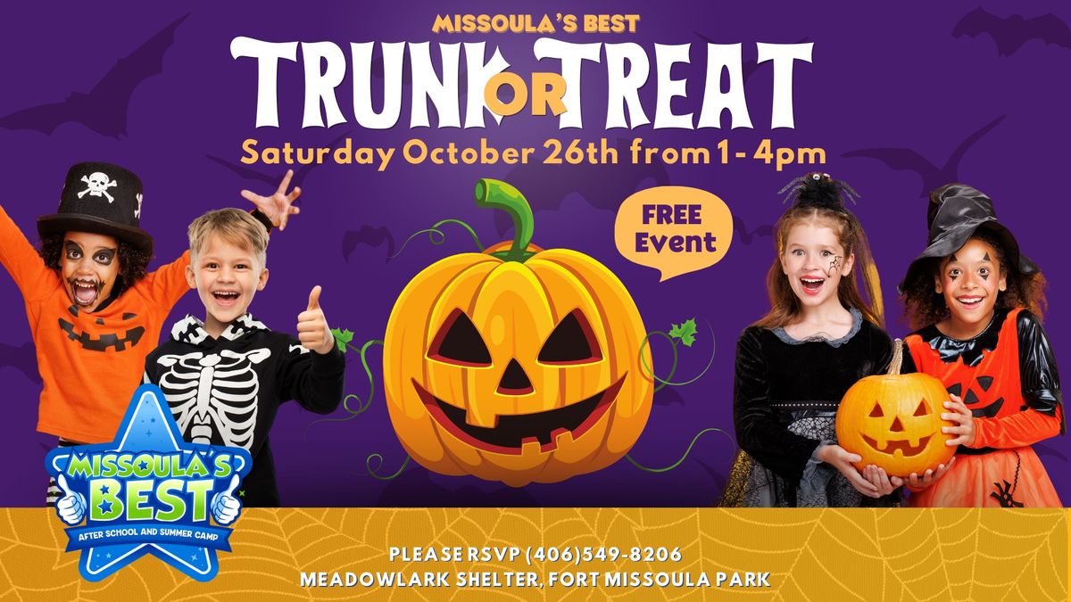 Trunk or Treat- FREE COMMUNITY EVENT