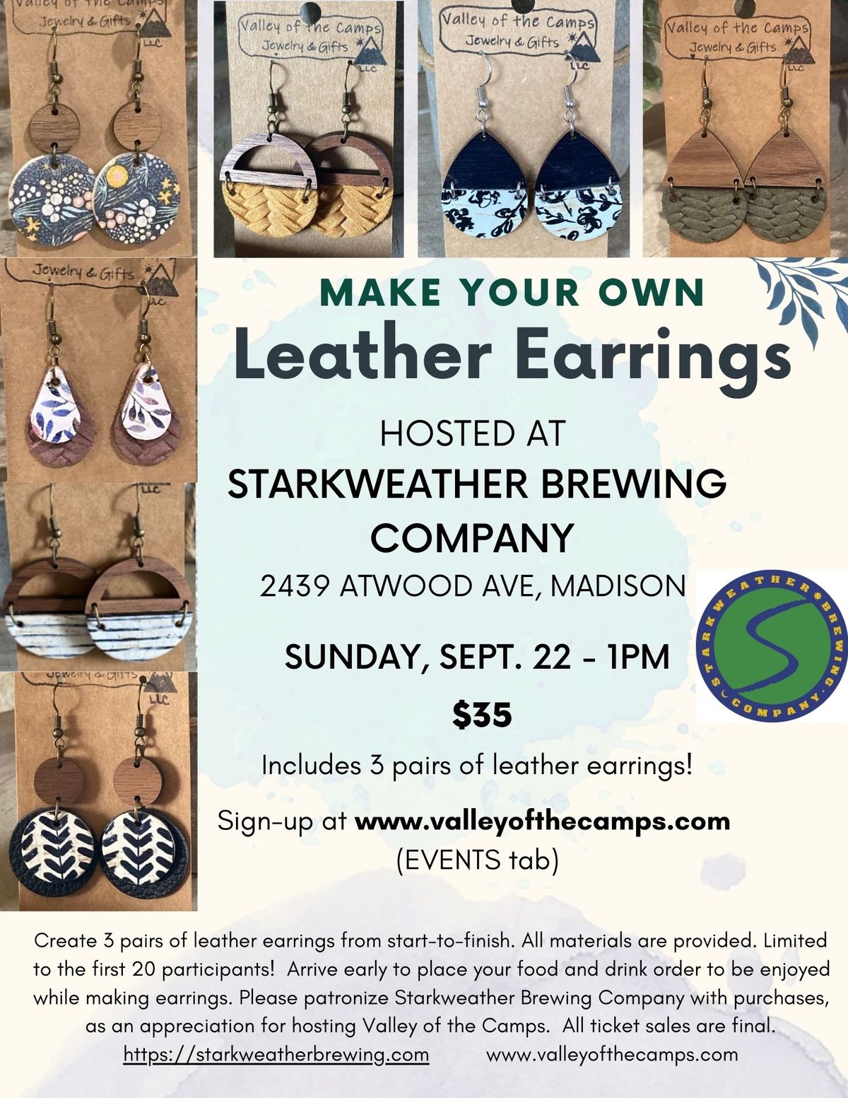 Make Your Own Leather Earrings