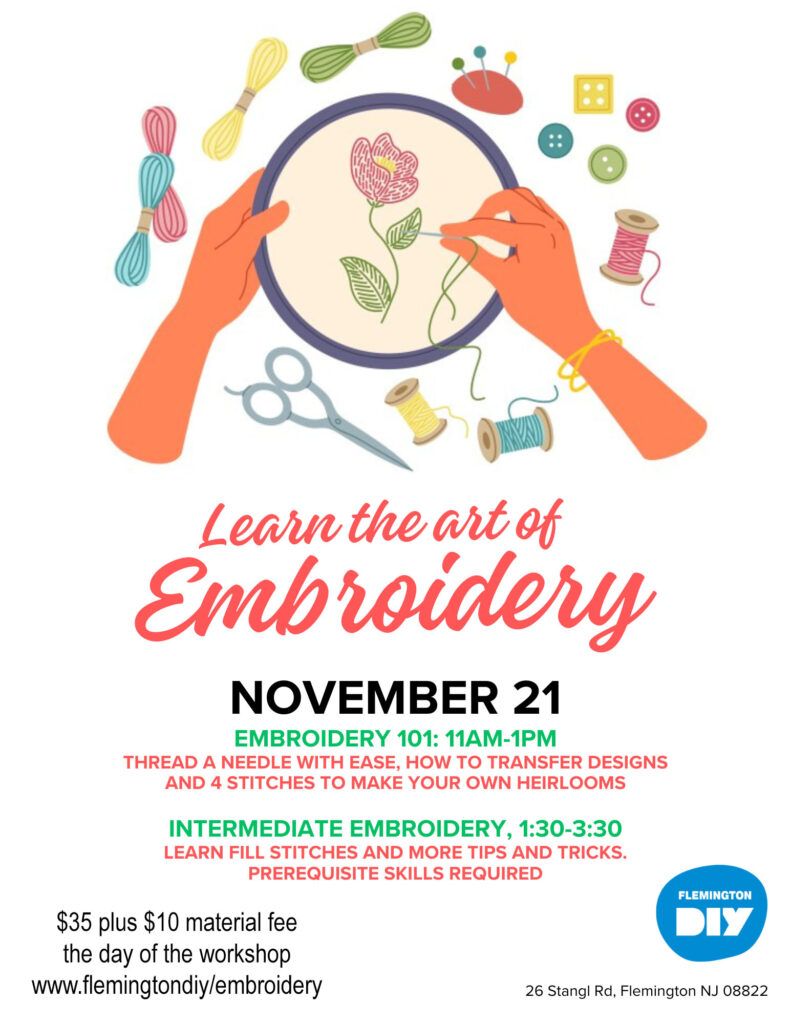 Learn the Art of Embroidery 