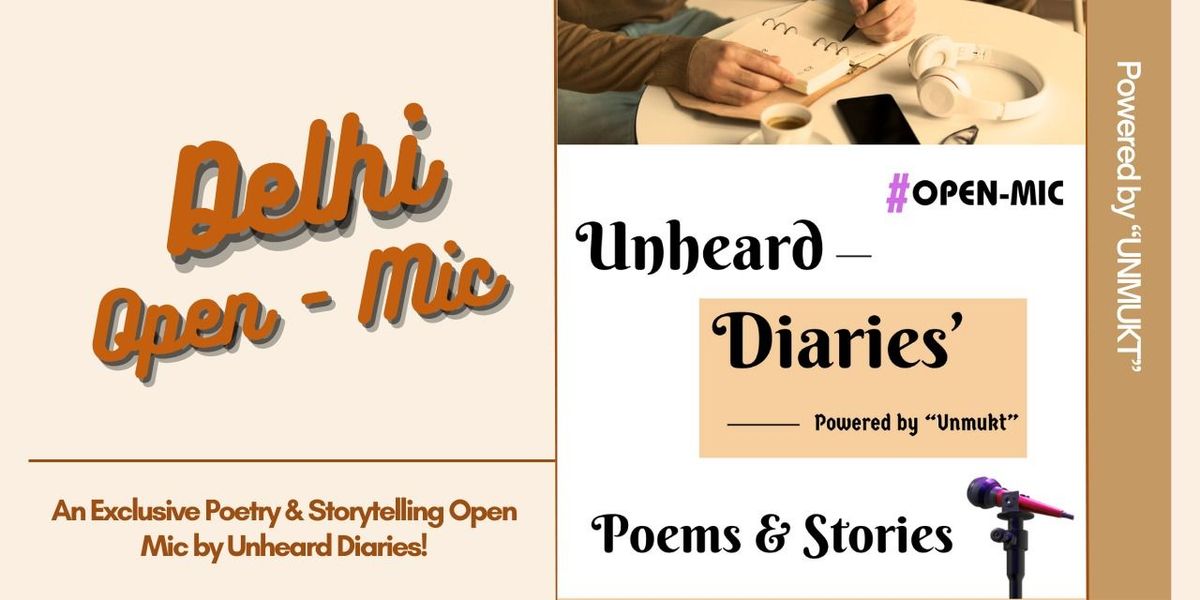 OPEN MIC DELHI : POETRY, STORYTELLING & MUSIC