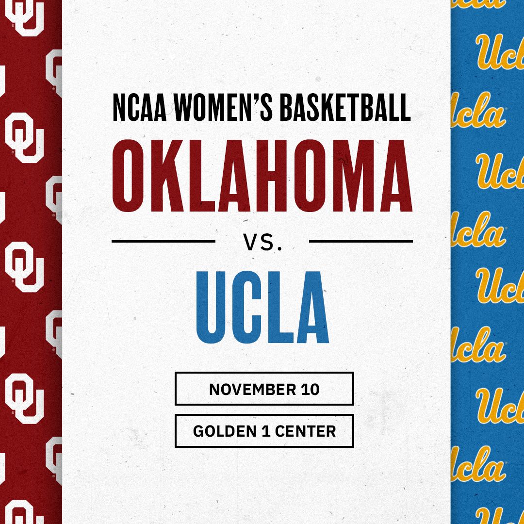 Oklahoma Sooners Women's Basketball vs. UCLA Bruins