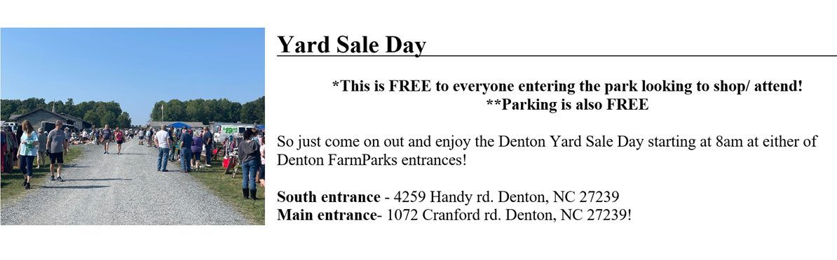 Denton Yard Sale 