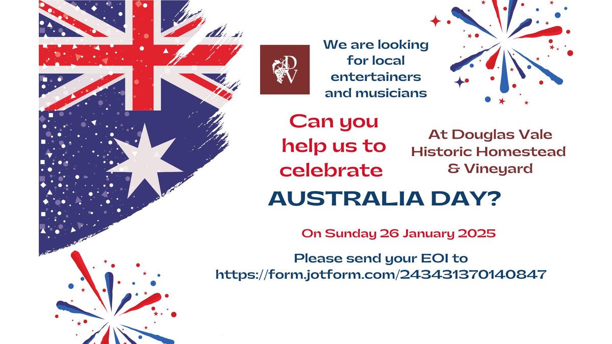 EOI for Australia Day performers