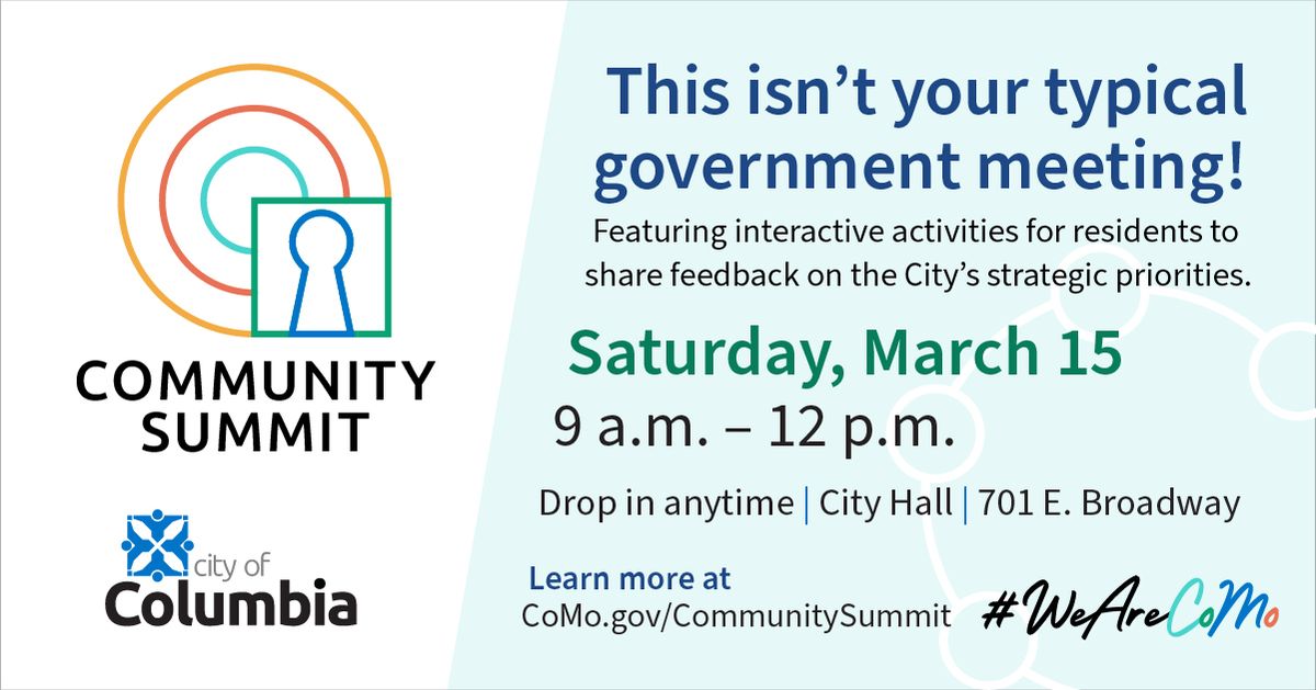 Community Summit 2025: Shape the Future of Columbia!