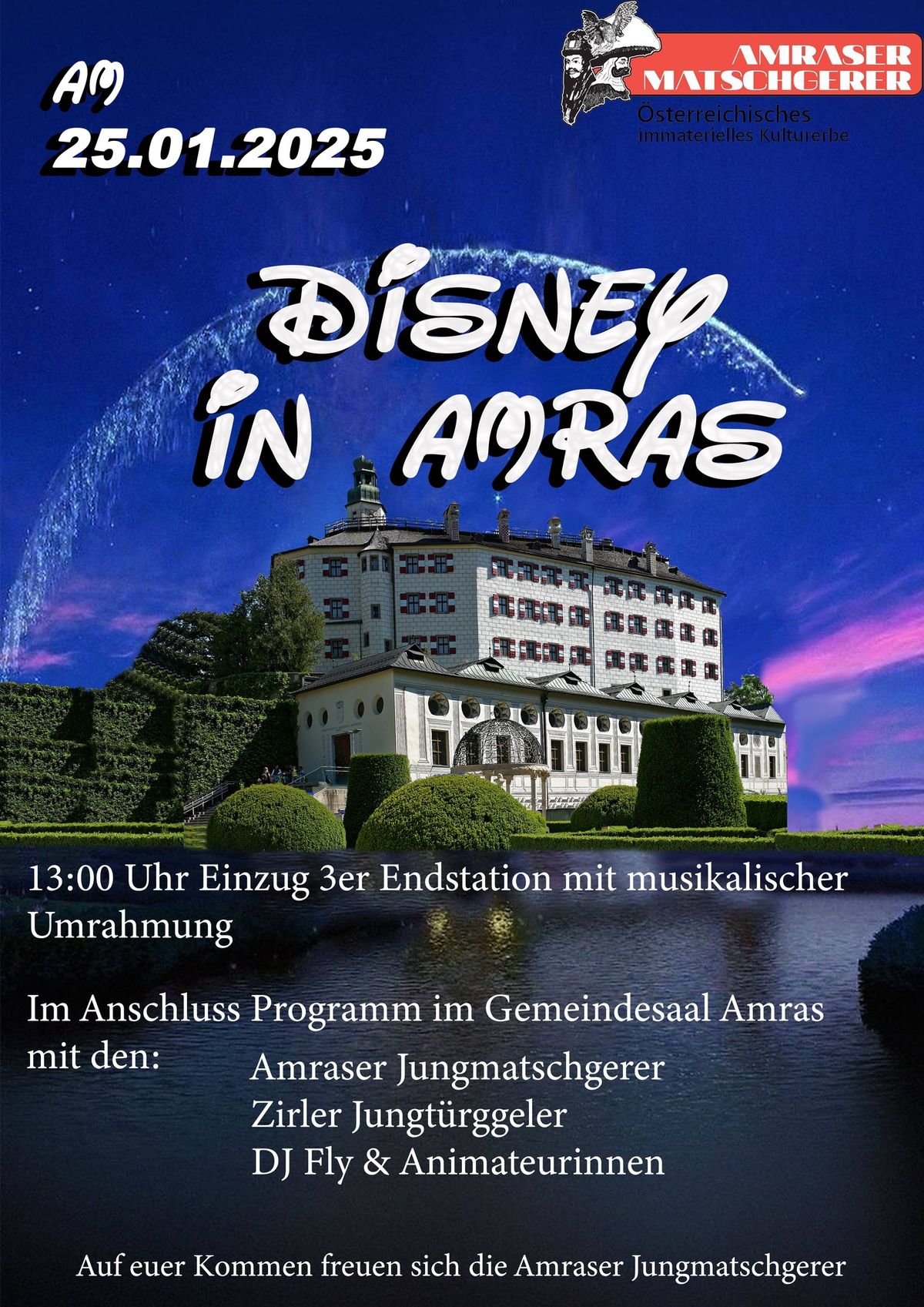 Kinderfasching 2025 \u201eDisney in Amras\u201c