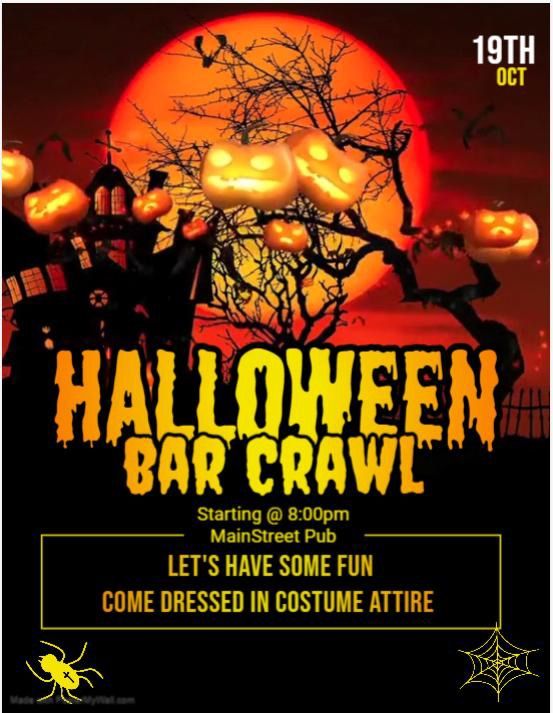 Halloween Bar Crawl