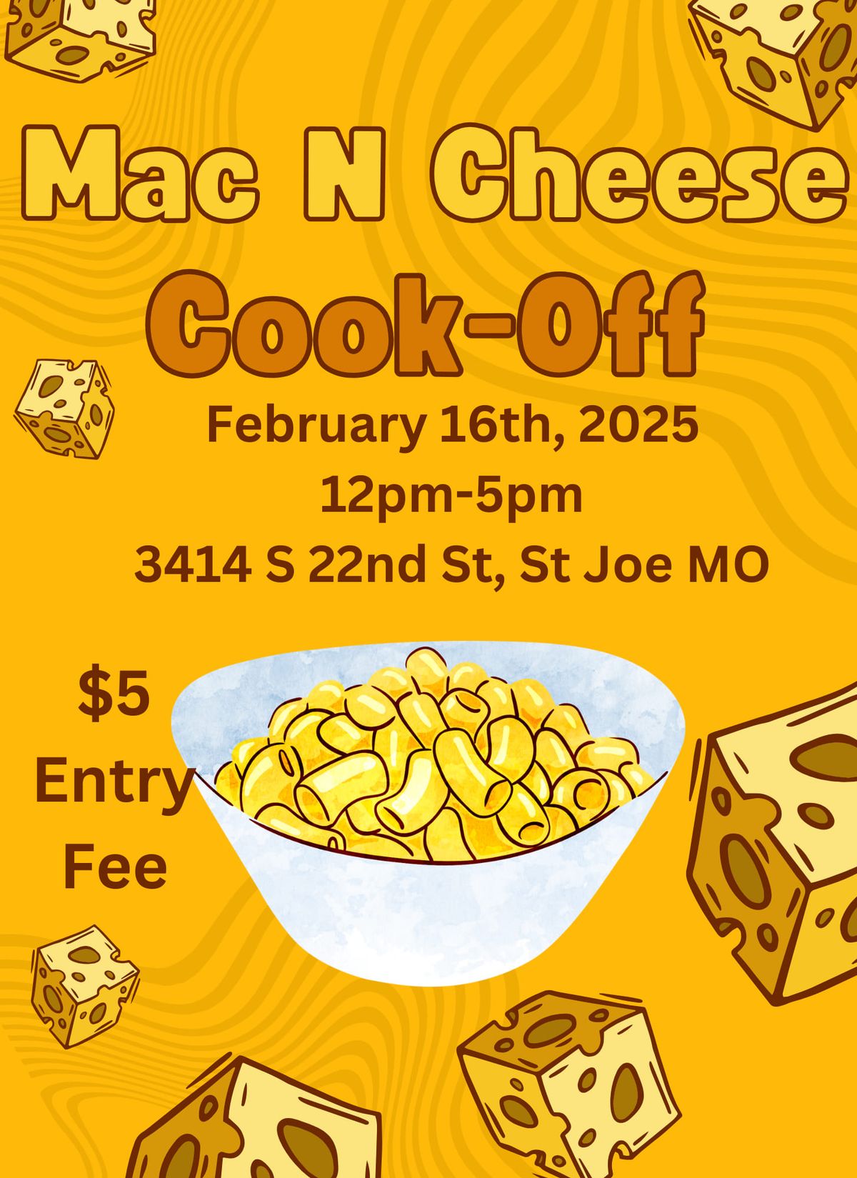 Mac N Cheese Cook-off