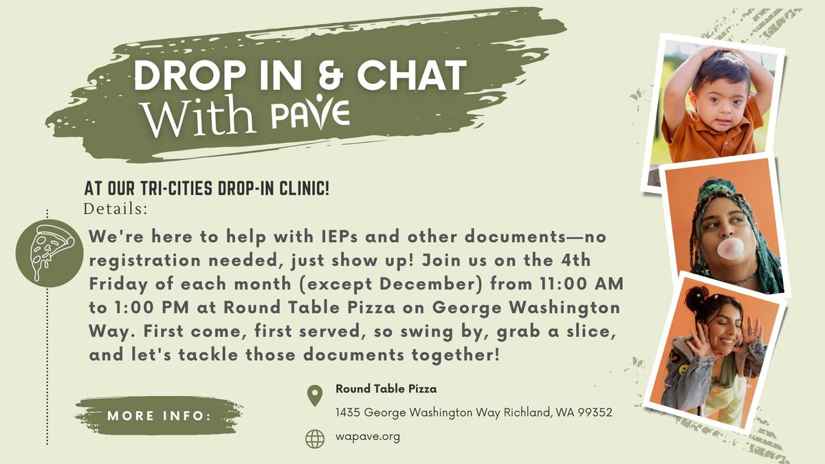 Richland \u2013 Drop In & Chat with PAVE