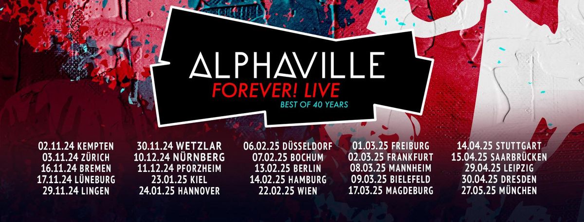 ALPHAVILLE FOREVER! LIVE - BEST OF 40 YEARS: Hannover