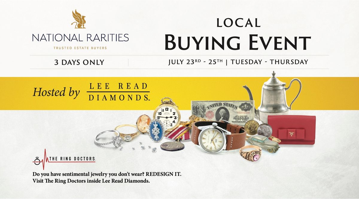 Lee Read Diamonds Presents A National Rarities Local Buying Event