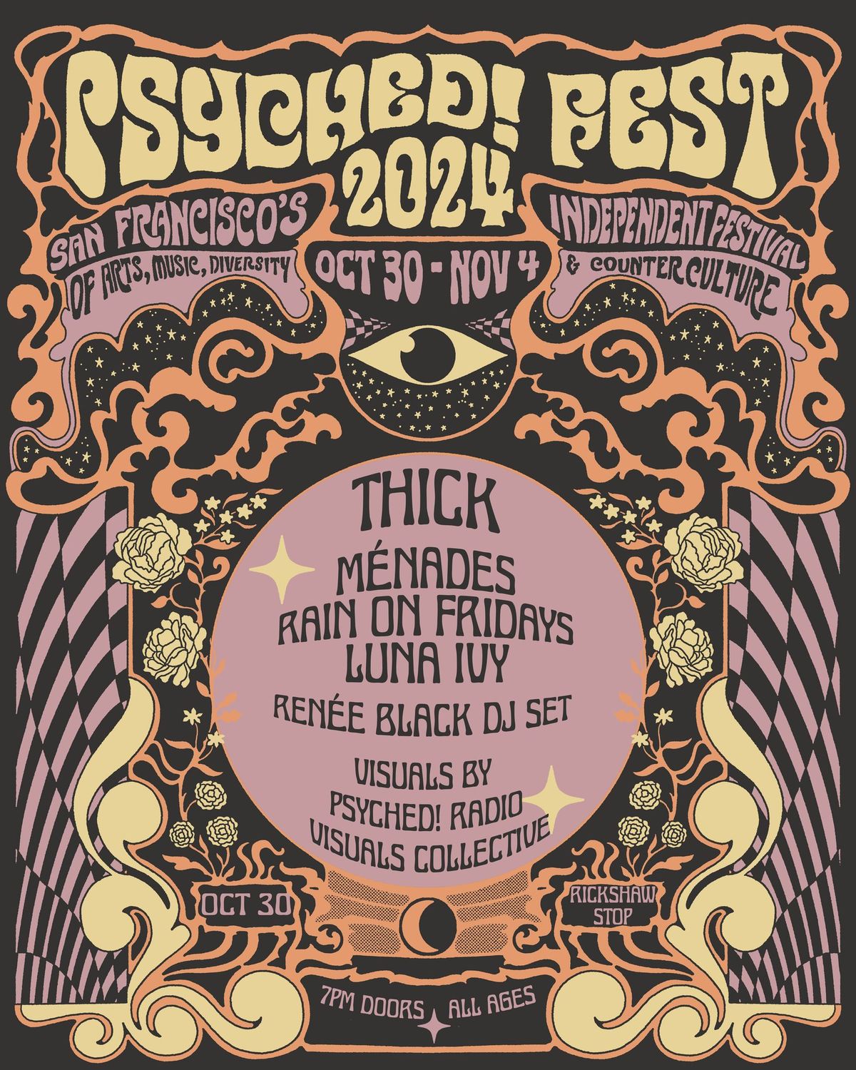 Psyched! Fest with THICK at Rickshaw Stop