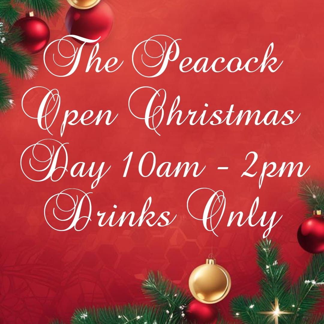 Open Christmas Day 10am -2pm (Drinks Only)